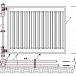 Обвязка радиатора бокового проходного угловое подключение ручное регулирование