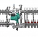 Смесительный узел JH1033 для комбинированной системы отопления 5 контуров радиаторов + 11 контуров теплого пола